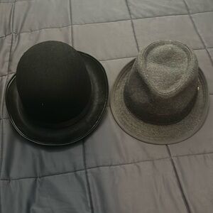 2 hat package deal! 1 bowlers, 1 fedora